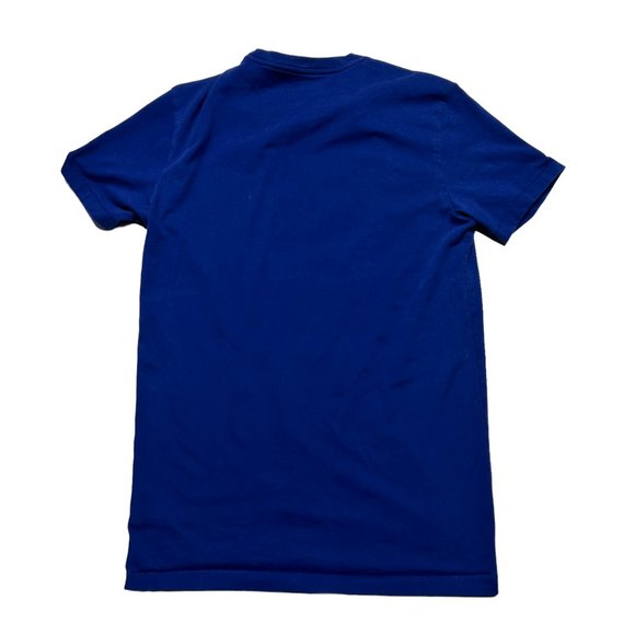 Aeropostale Shirt Mens Small Navy Blue Patriotic Short Sleeve Crew Neck - Picture 3 of 8